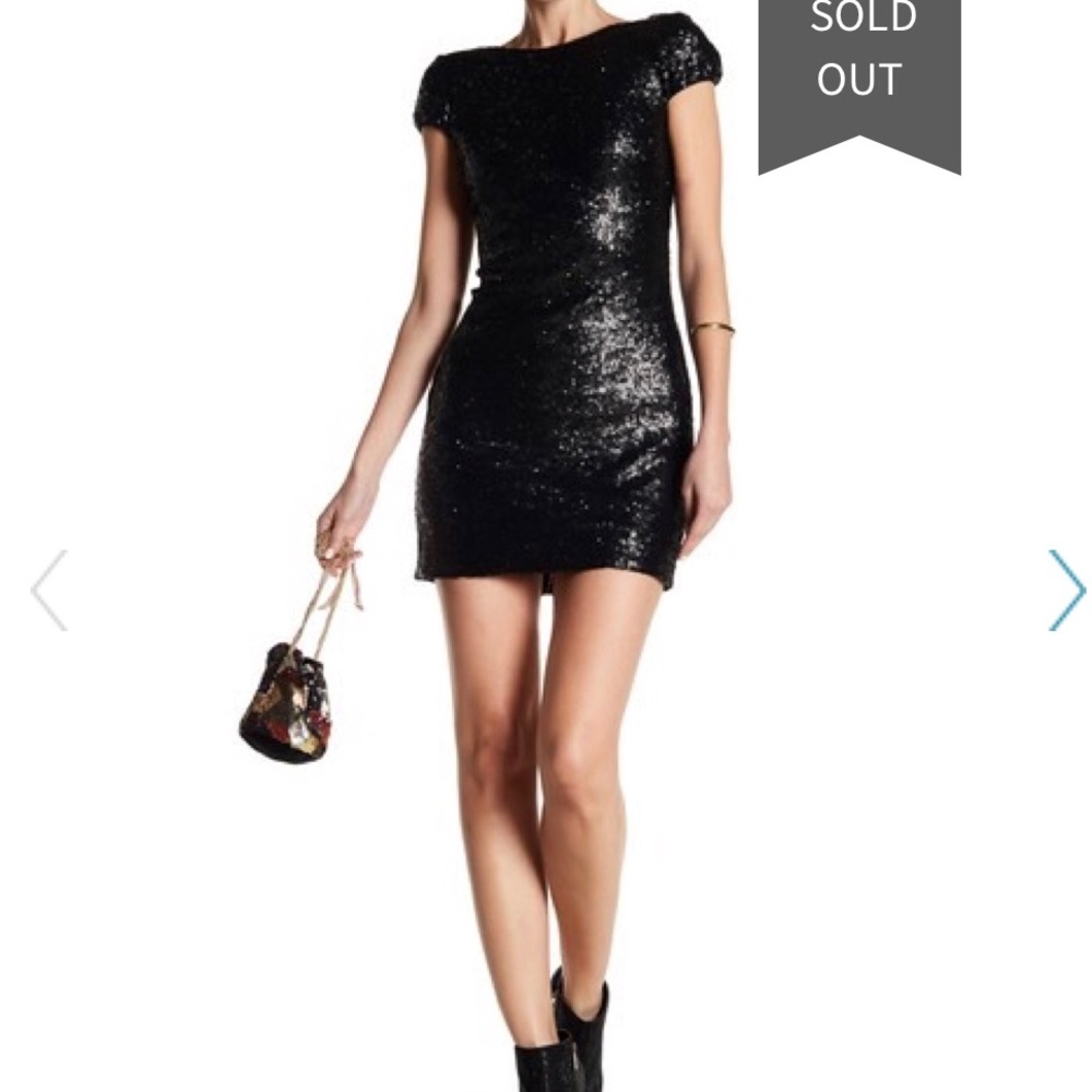 Dress The Population Sequined Mini Dress